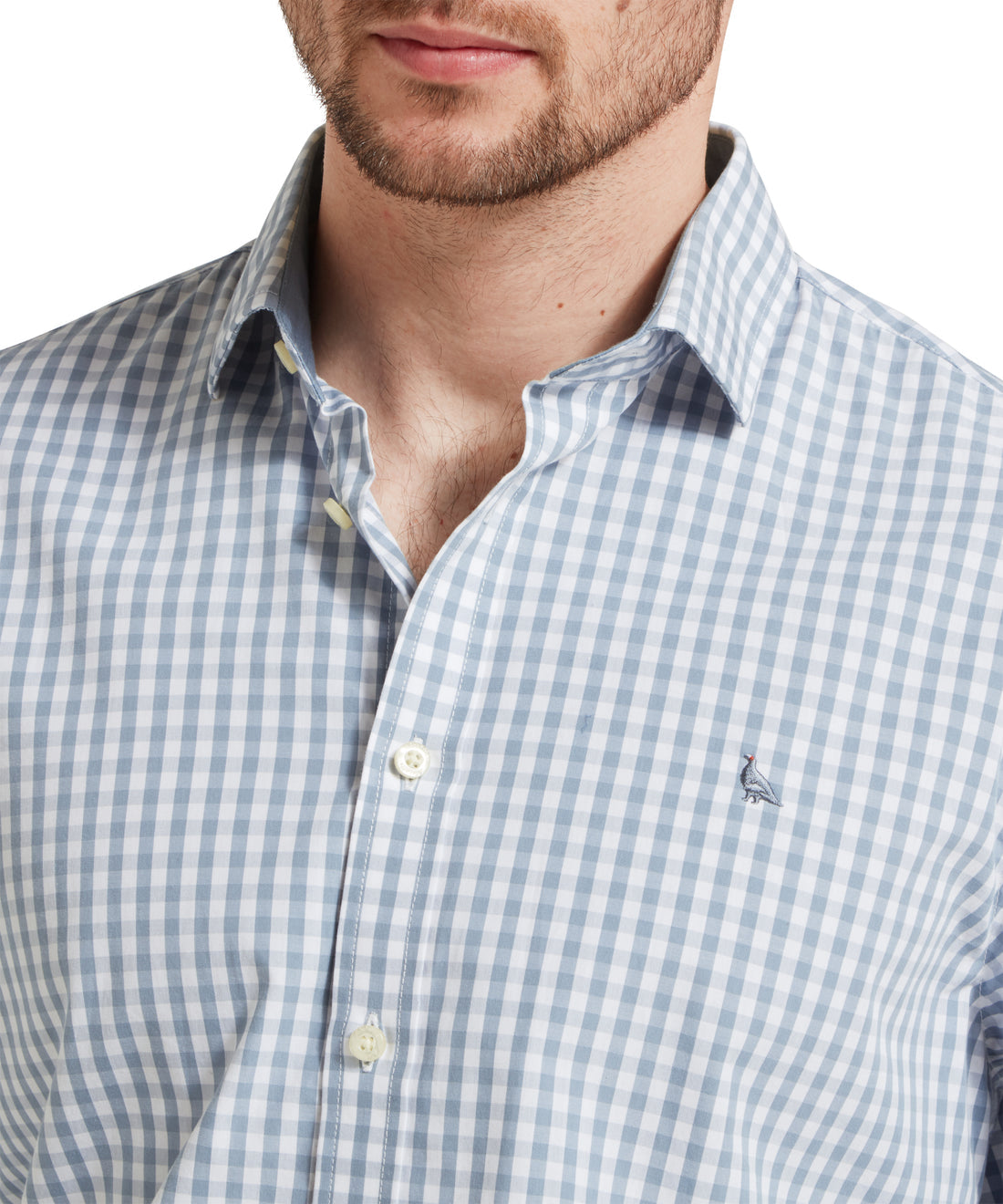 Thorpeness Tailored Shirt Pigeon Blue
