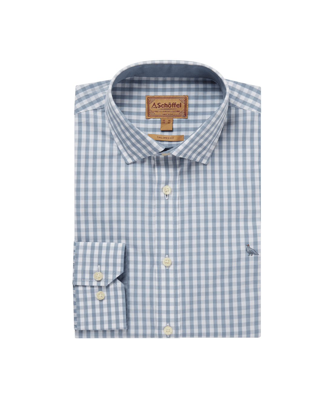 Thorpeness Tailored Shirt Pigeon Blue