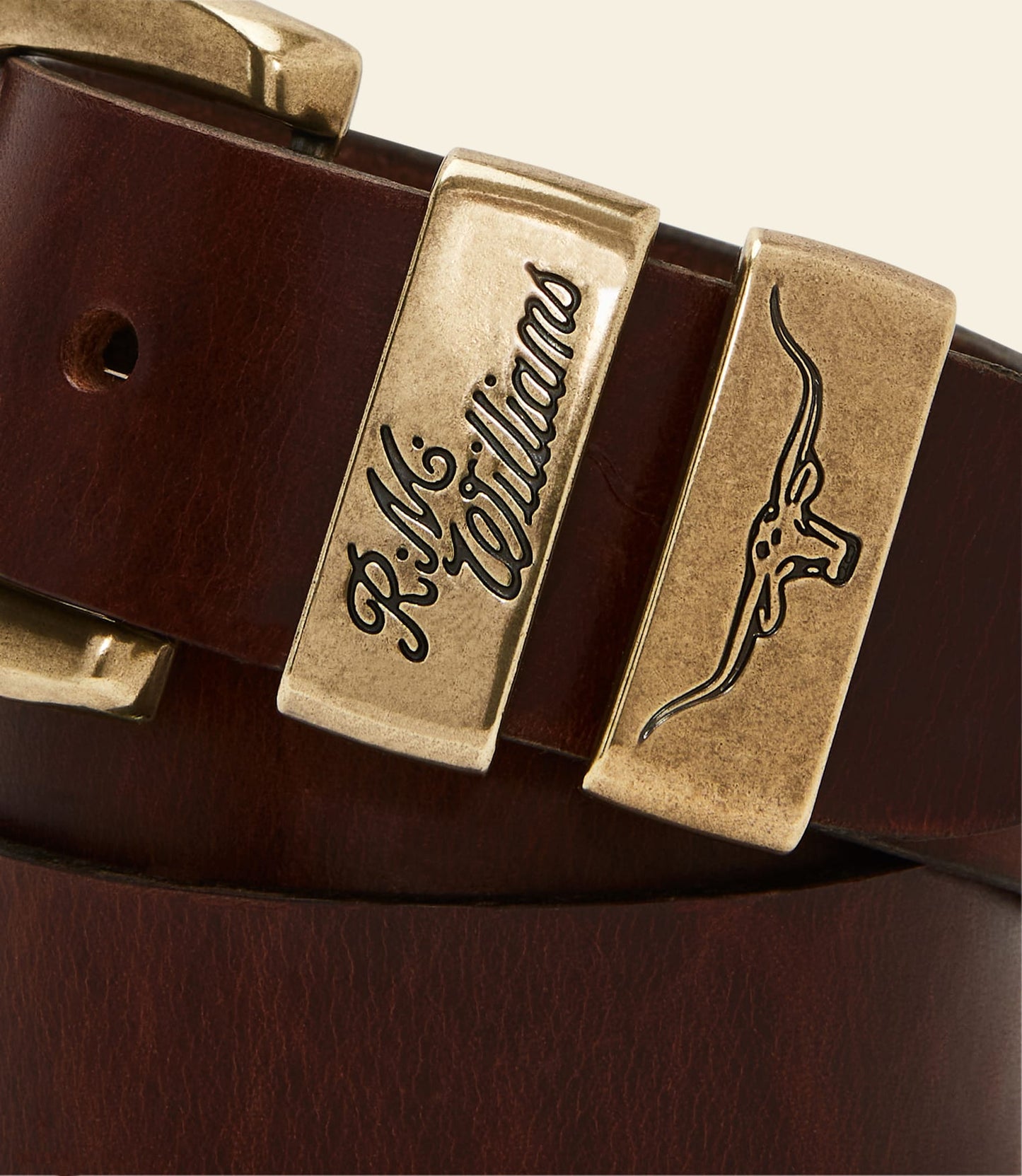 Drover Belt Mid Brown