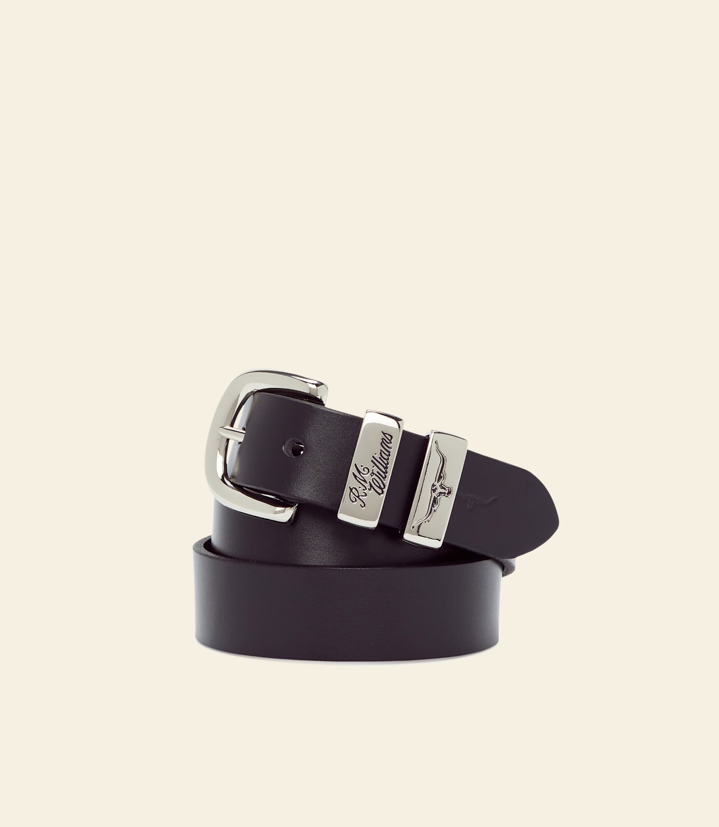 Slim Drover Belt Black