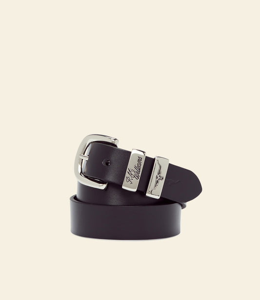 Slim Drover Belt Black