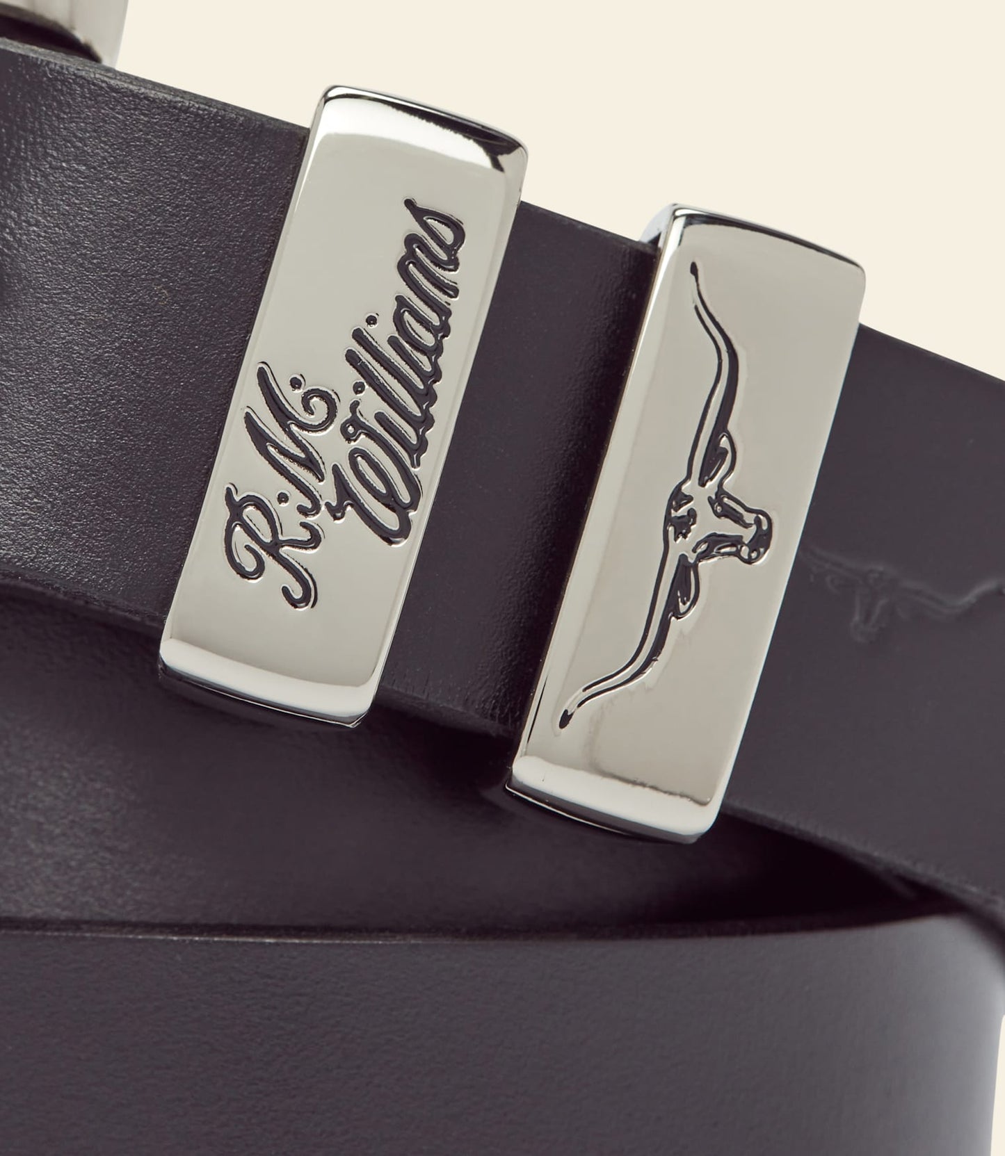 Slim Drover Belt Black