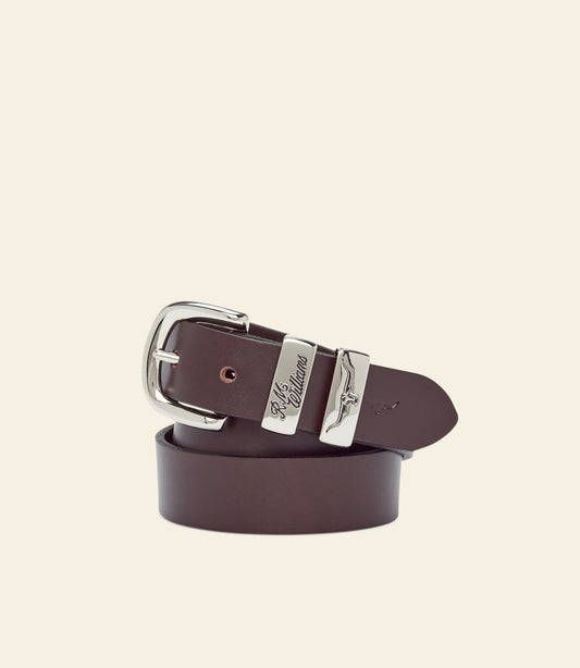 Slim Drover Belt Chestnut