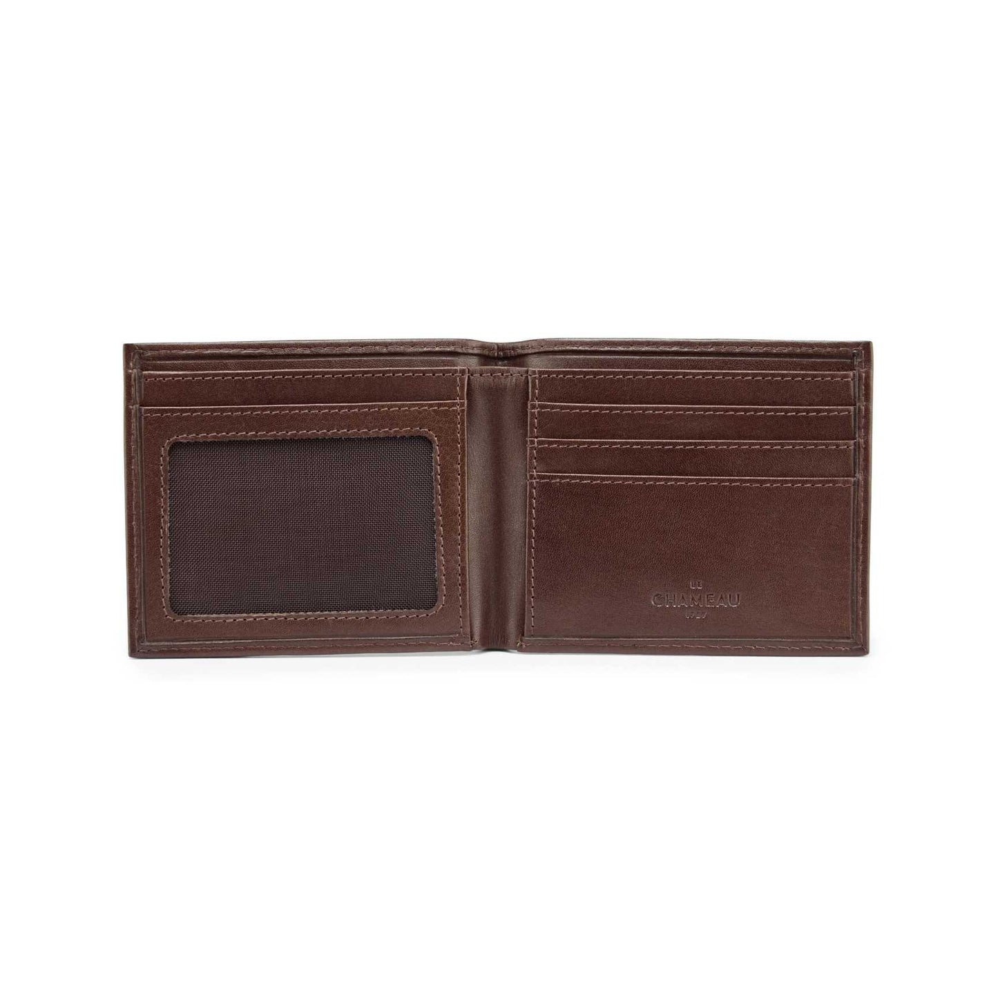 Bifold Wallet Marron Fonce