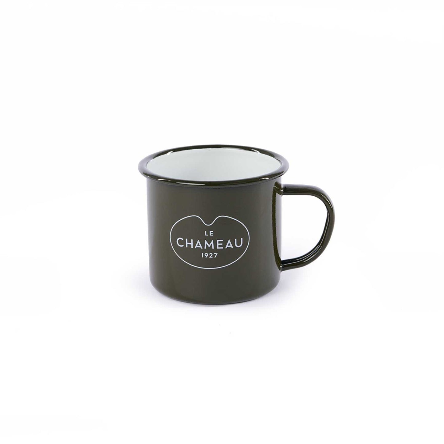 Enamel Cup Vert Chameau