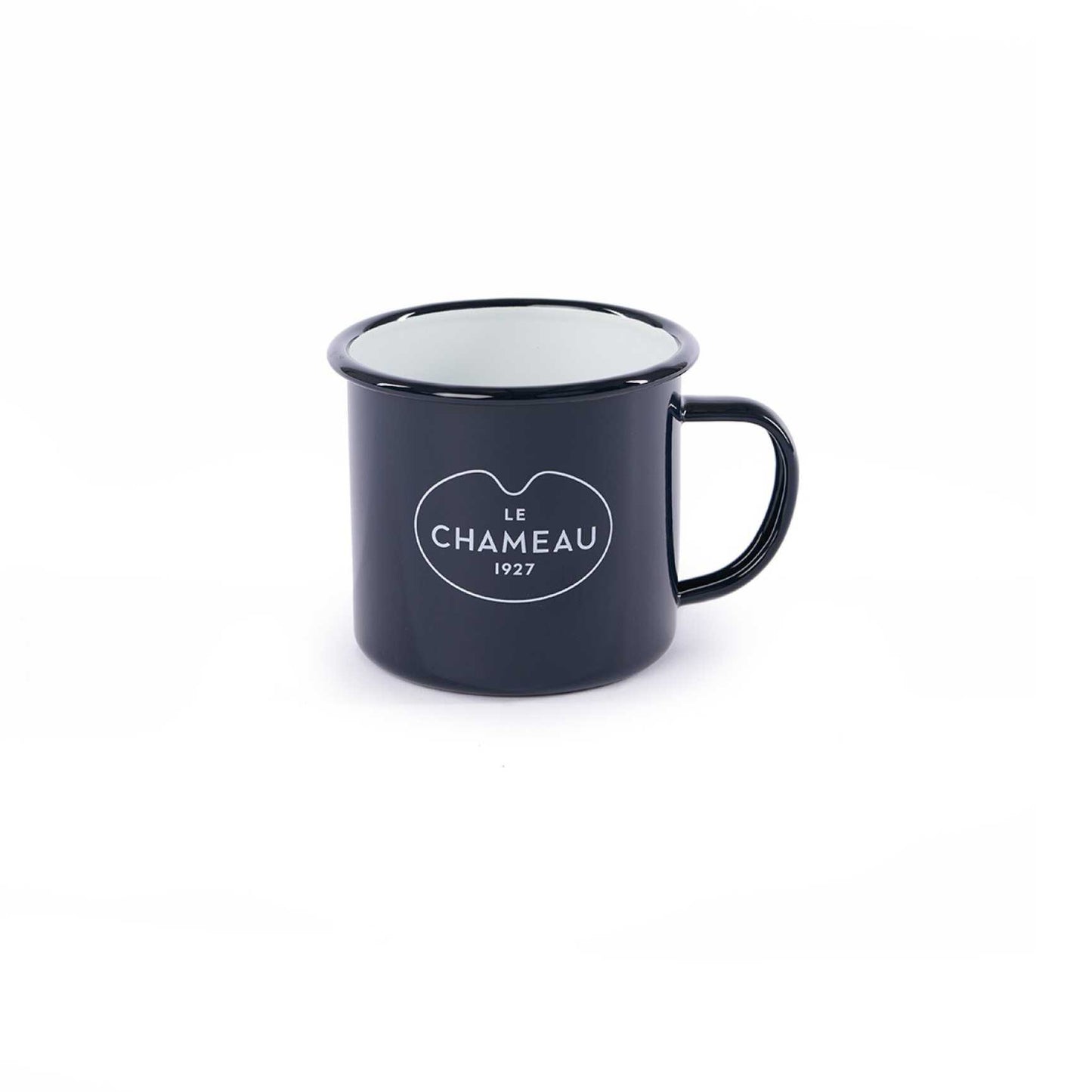 Enamel Cup Bleu Fonce