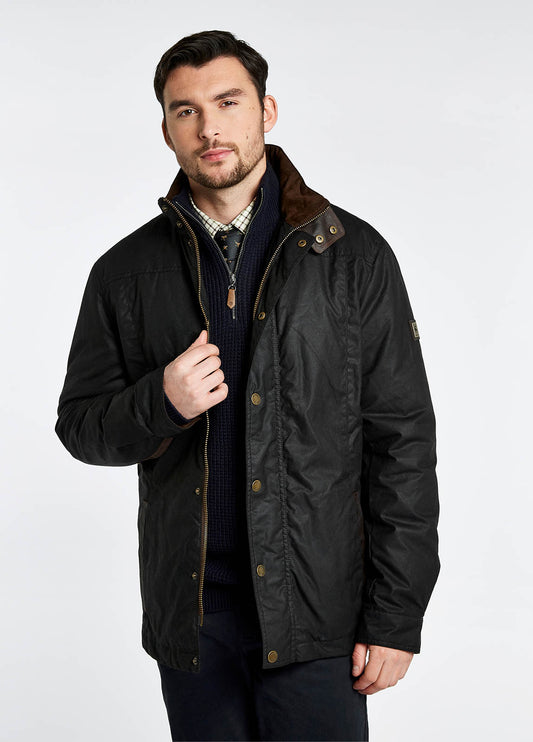 Carrickfergus Wax Jacket Black