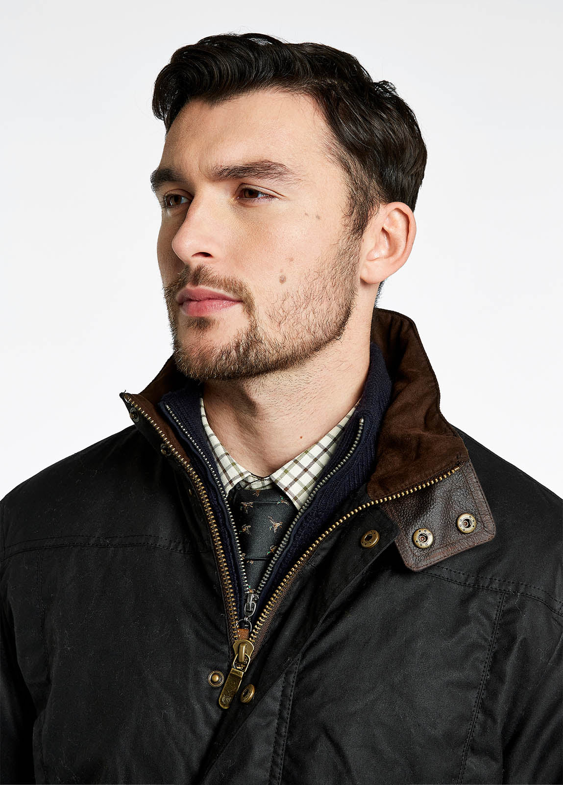 Carrickfergus Wax Jacket Black