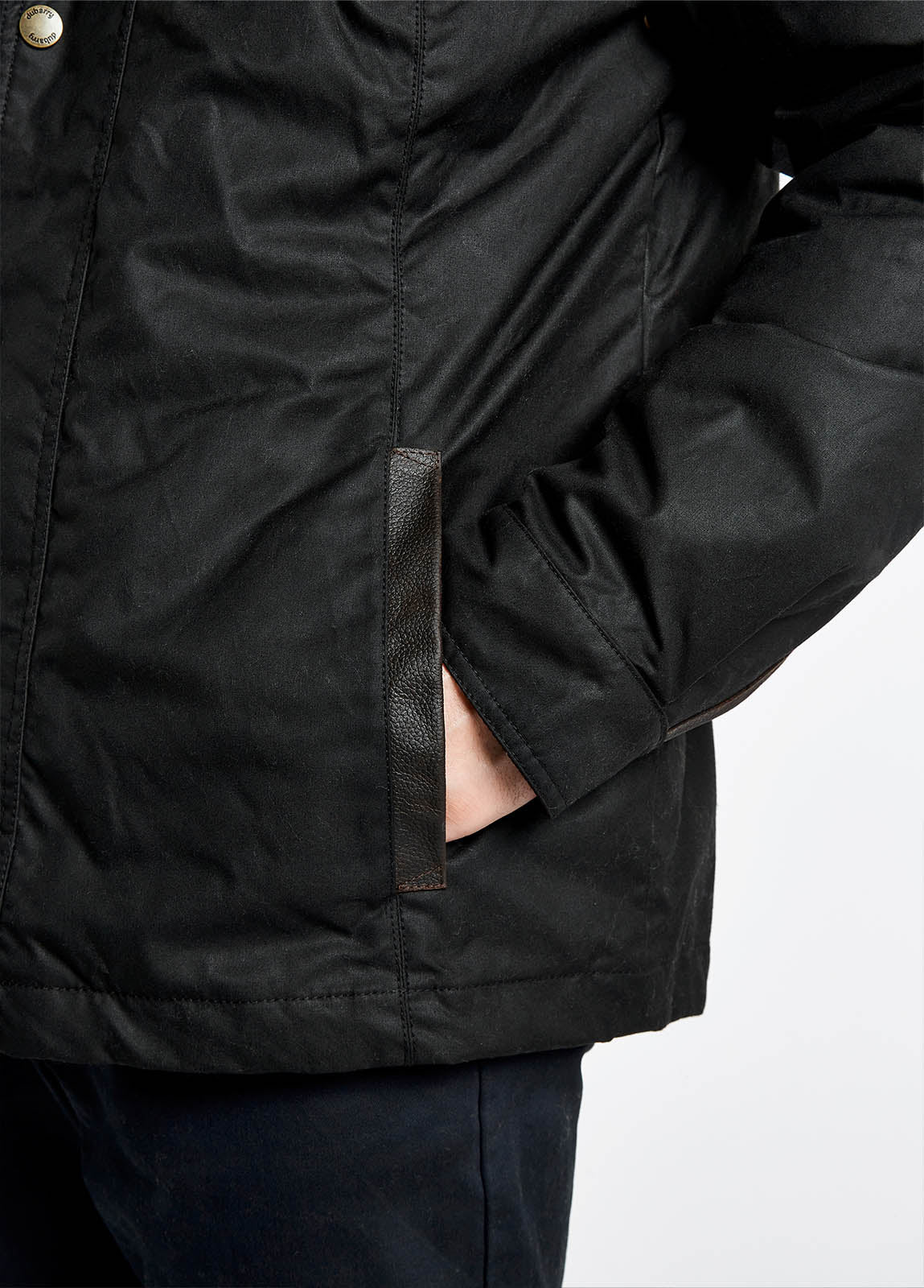 Carrickfergus Wax Jacket Black