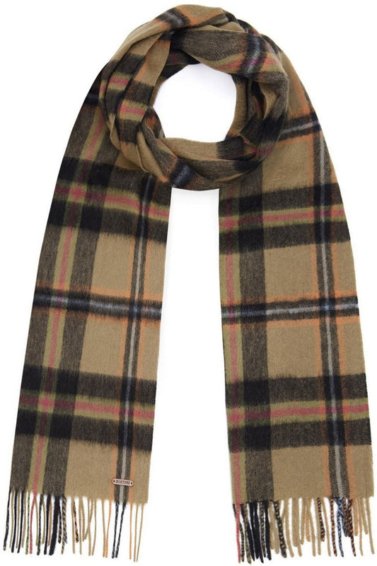 The Hexham Lambswool Scarf - Black Check