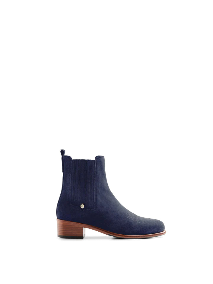 The Rockingham Chelsea Ankle Boot - Ink Suede