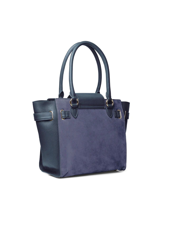 The Windsor
Women's Tote - Ink Suede