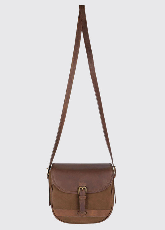Clara Leather Saddle Bag Walnut