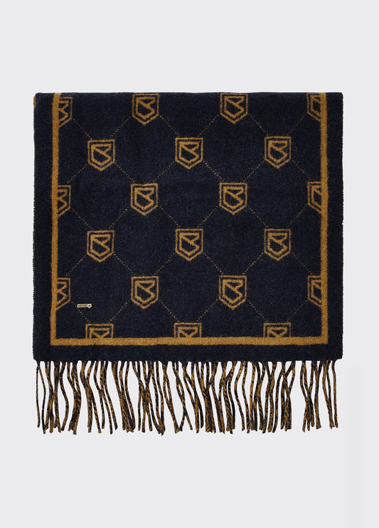 Templehouse Wool Scarf Navy