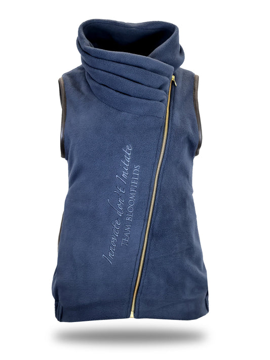 Kids Sienna Country Fleece Gilet Navy
