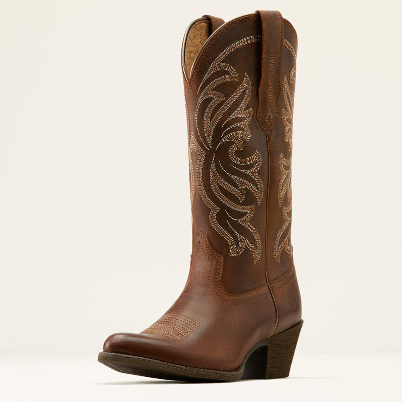 Heritage J Toe StretchFit Western Boot Sassy Brown