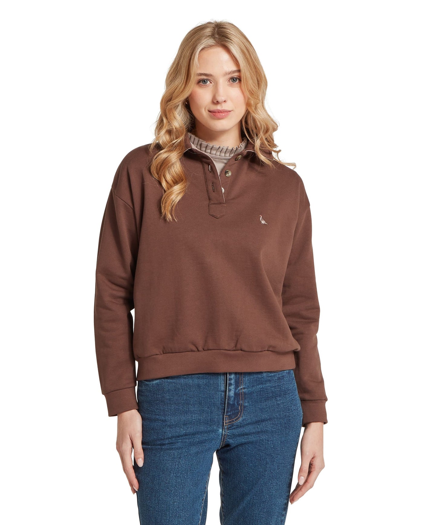 Horseley Rugby Sweatshirt Chocolate