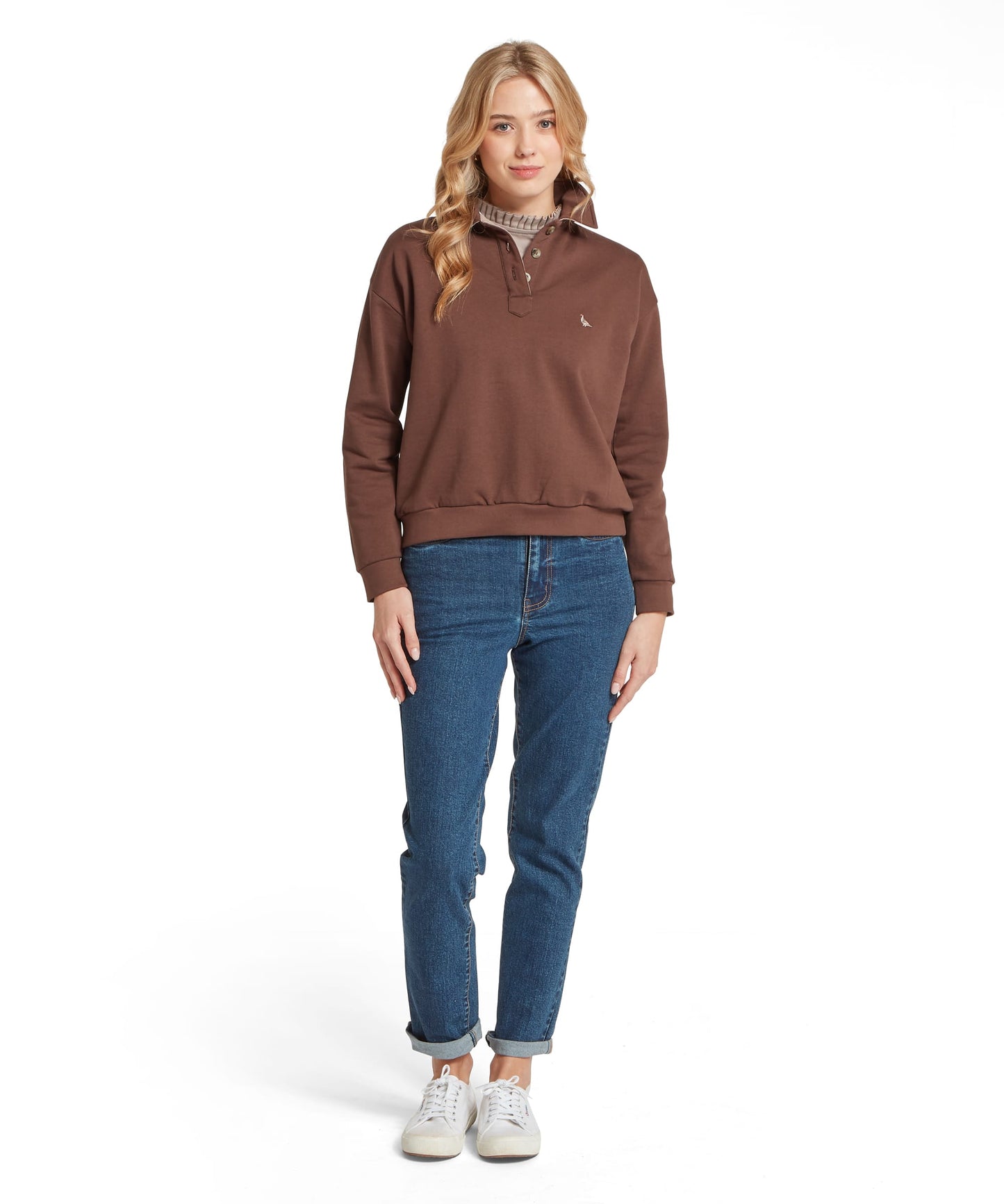 Horseley Rugby Sweatshirt Chocolate