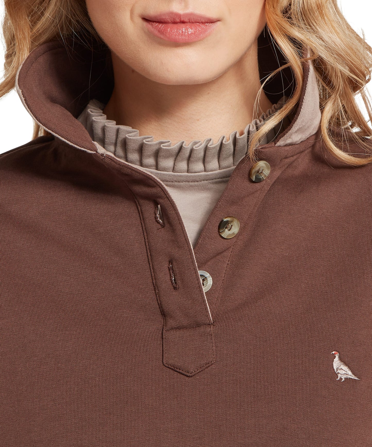 Horseley Rugby Sweatshirt Chocolate