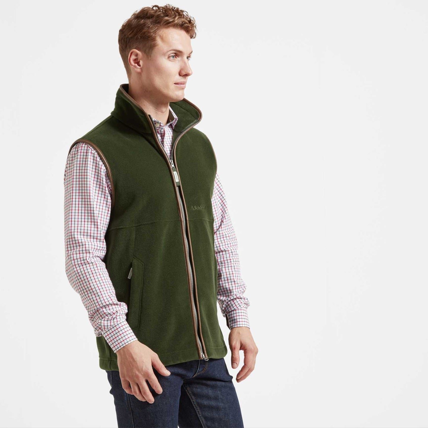 Oakham Fleece Gilet Forest