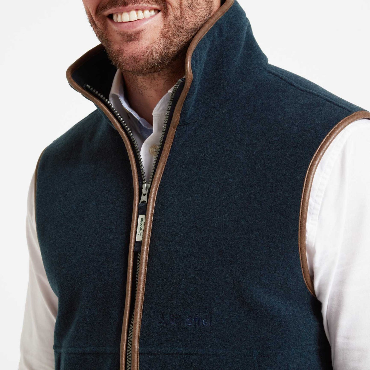 Oakham Fleece Gilet Petrol Blue