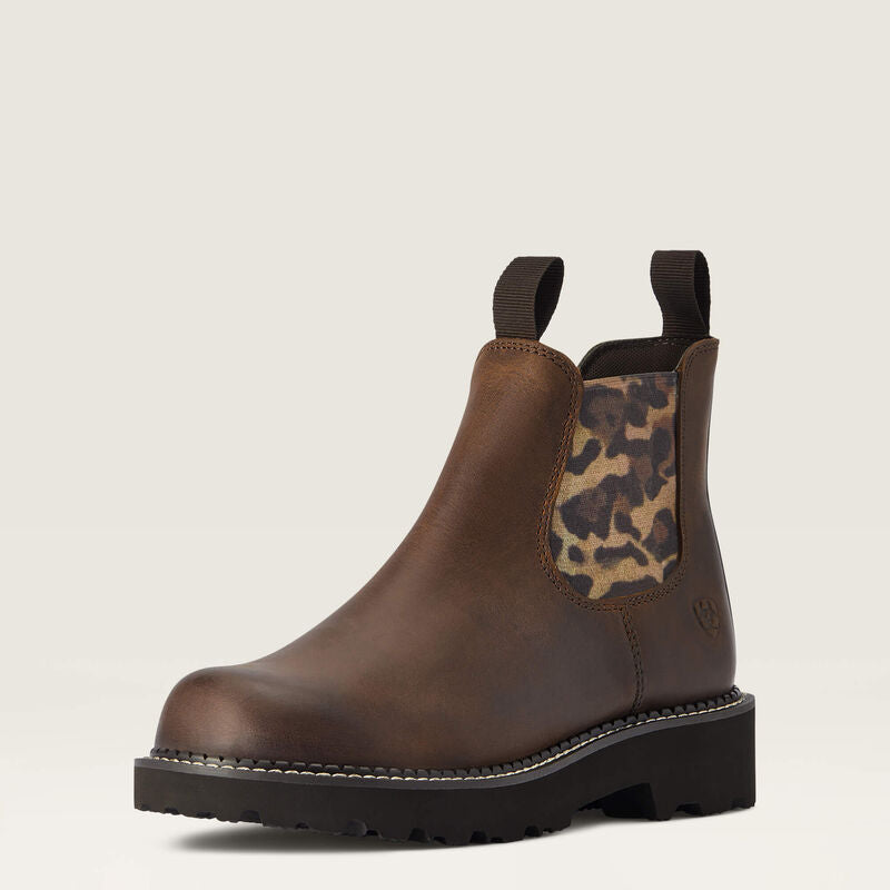 Fatbaby Chelsea Western Boot Distressed Tan