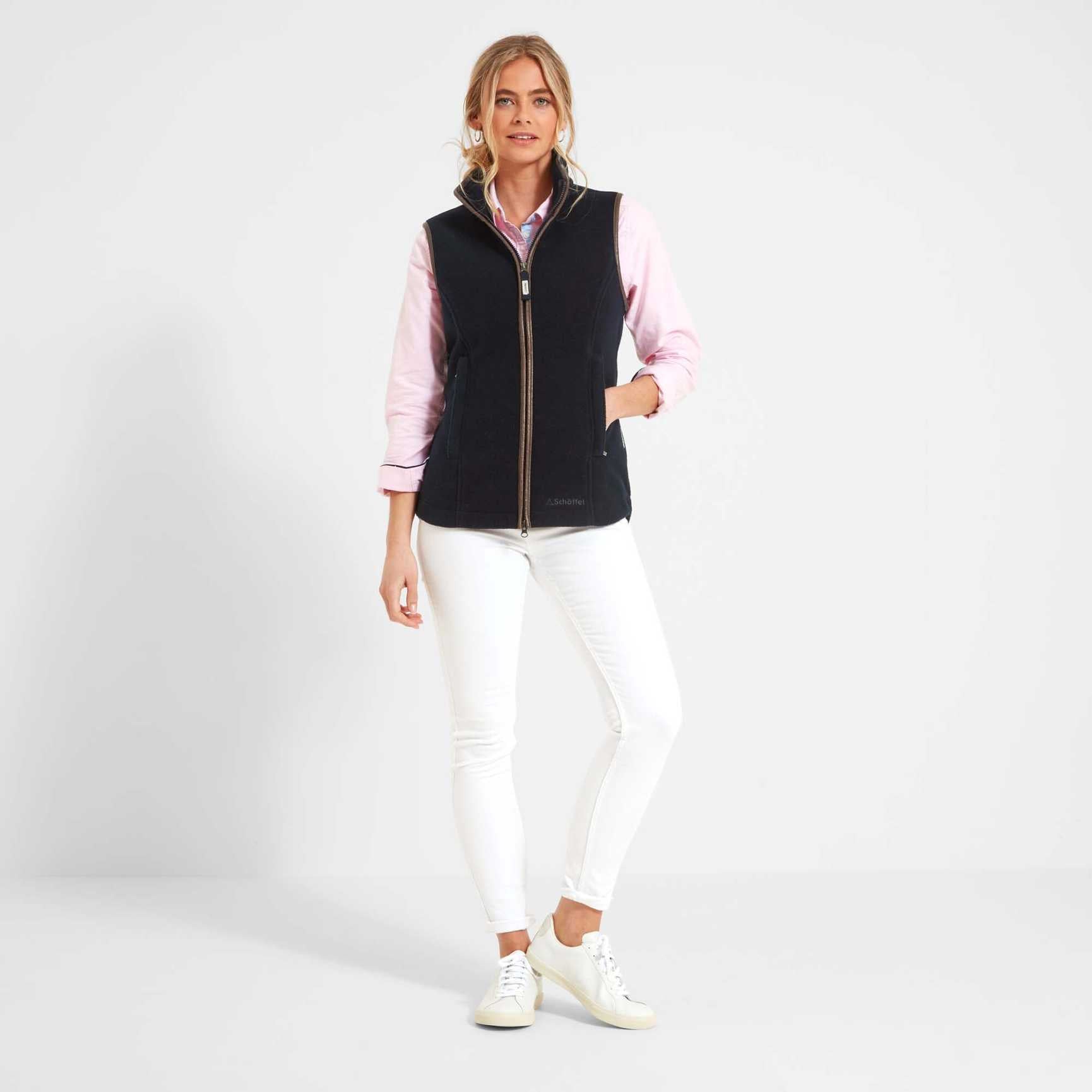 Schoffel Women's Lyndon Fleece Gilet in Powder Blue