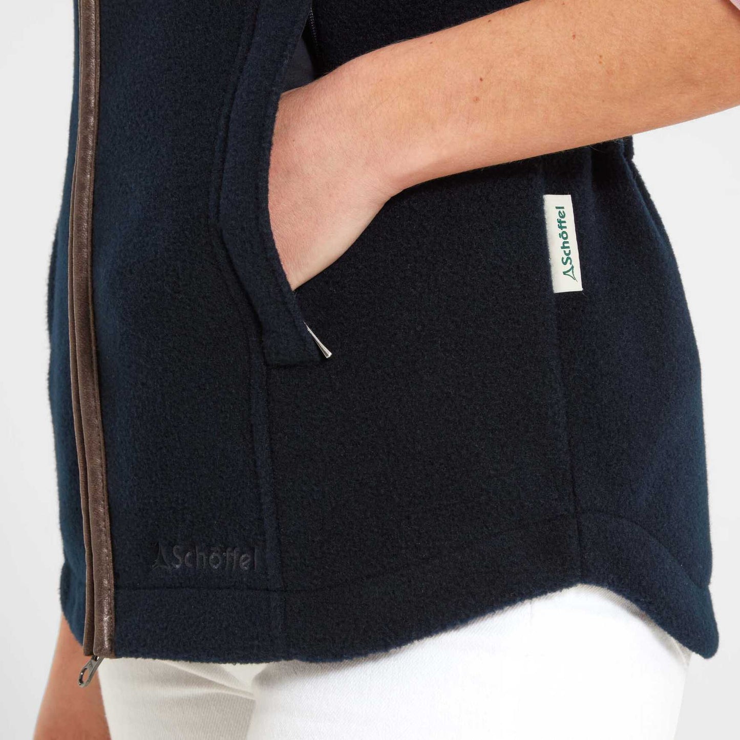 Lyndon II Fleece Gilet Navy