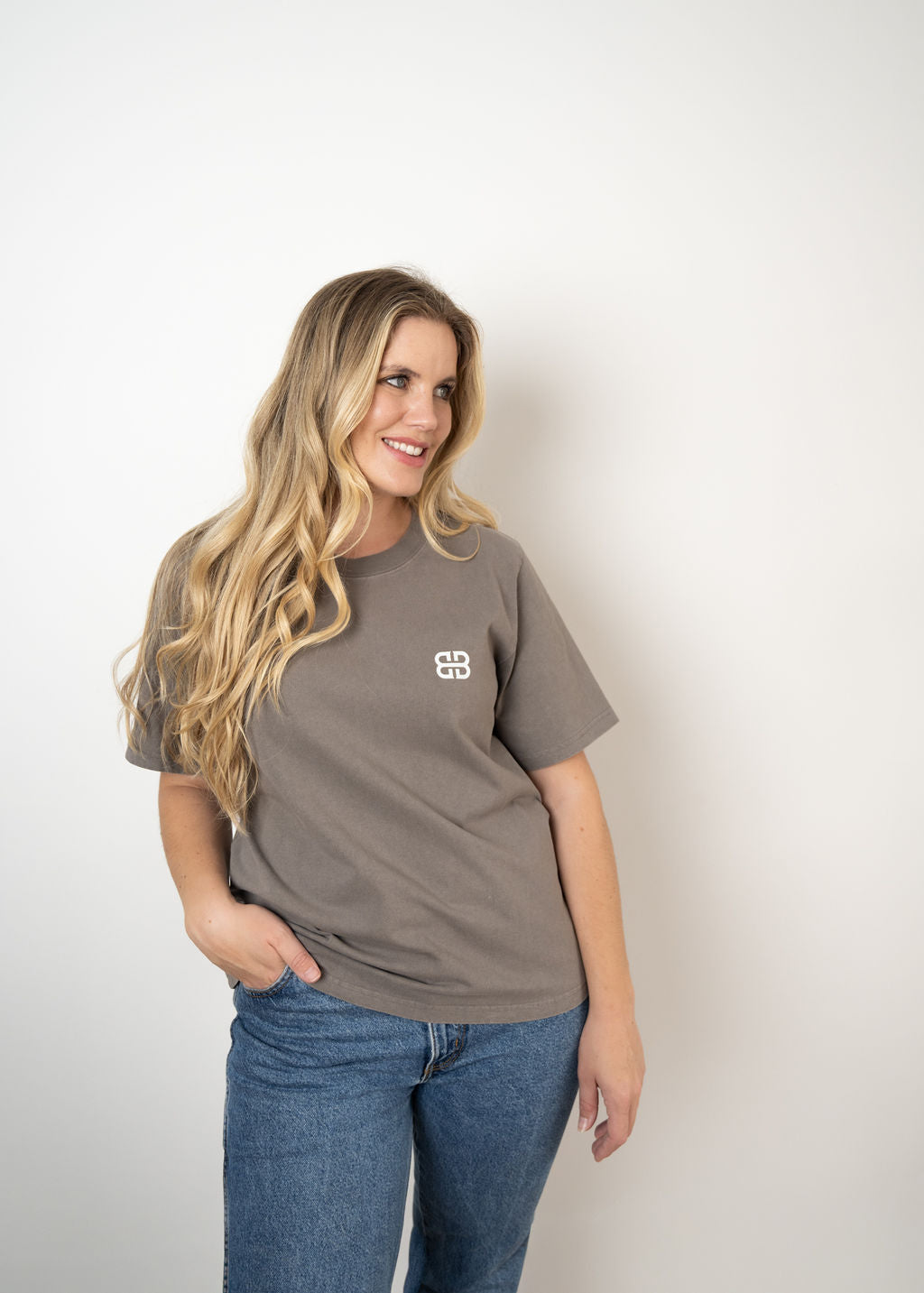 Outta Hand Cotton T-Shirt Faded Grey