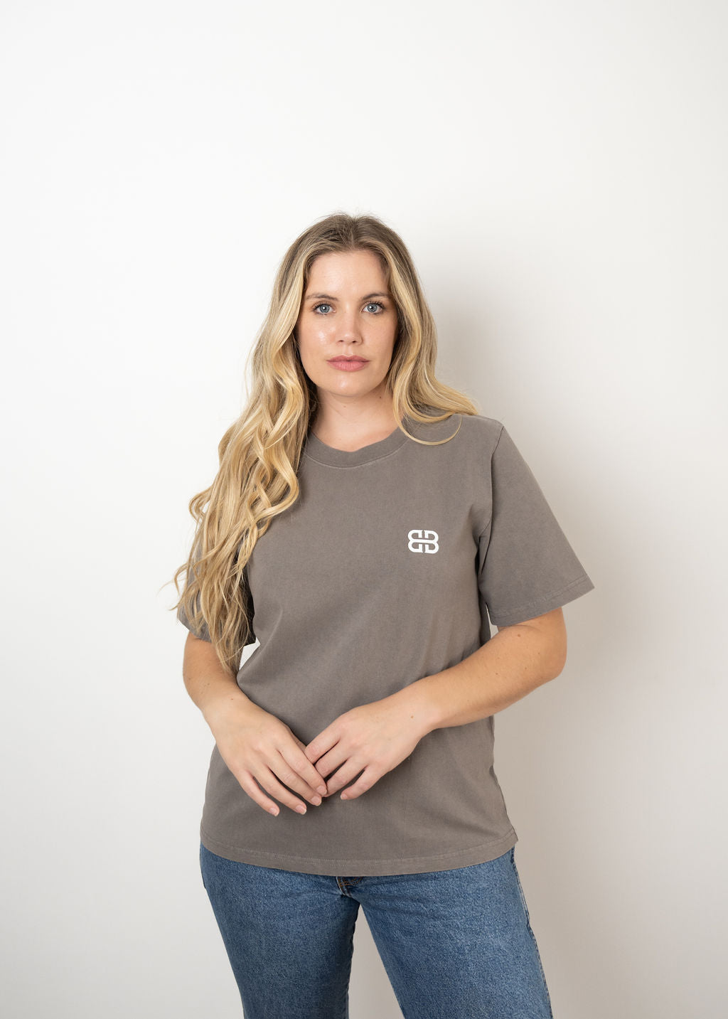 Outta Hand Cotton T-Shirt Faded Grey