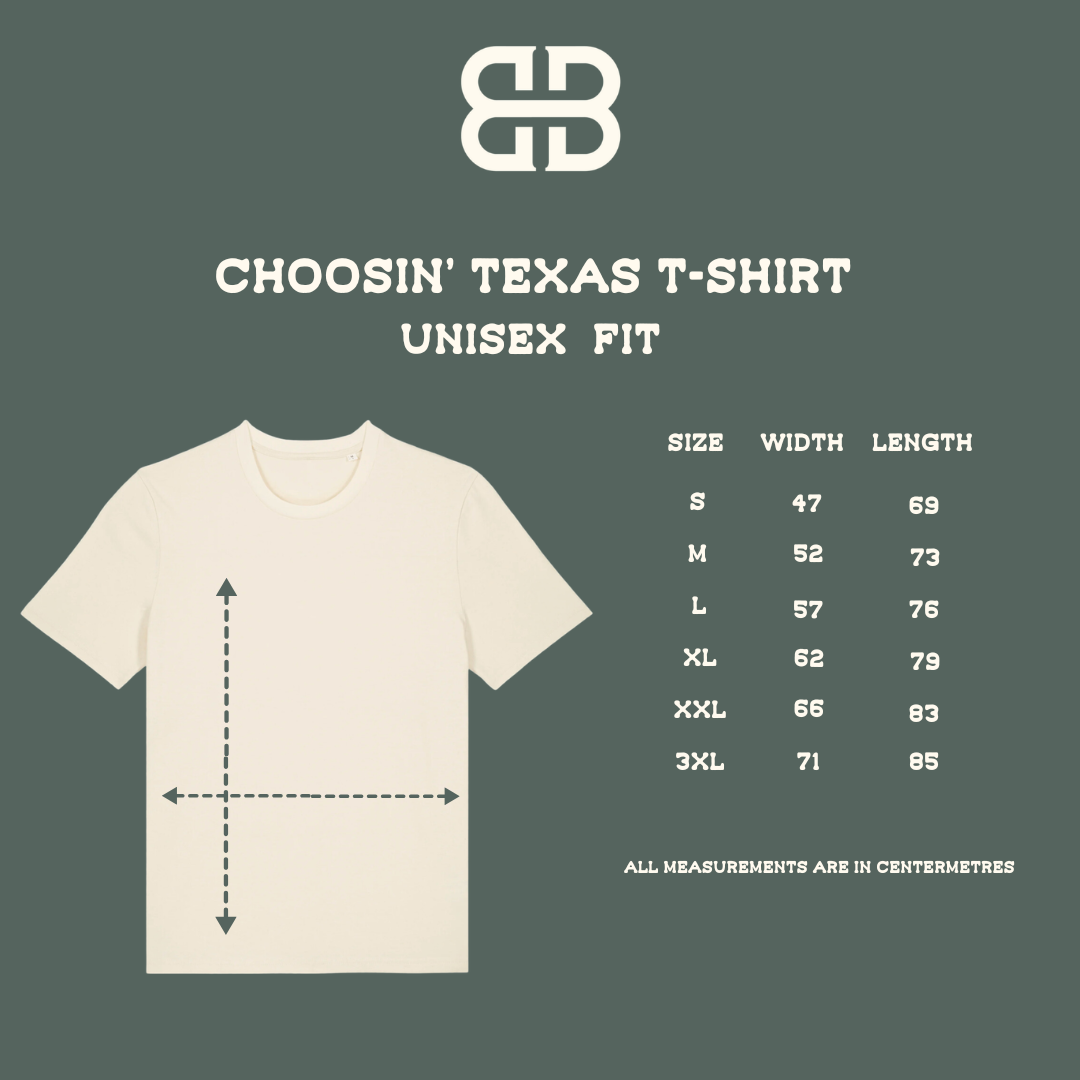 Choosin Texas Faded T-Shirt Faded Brown