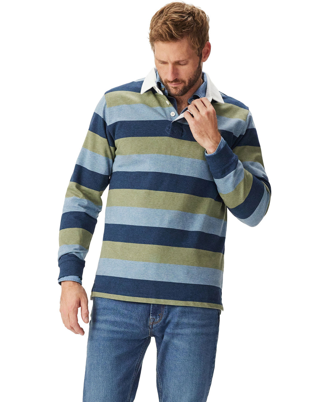 Tweedale Rugby Top Blue Green