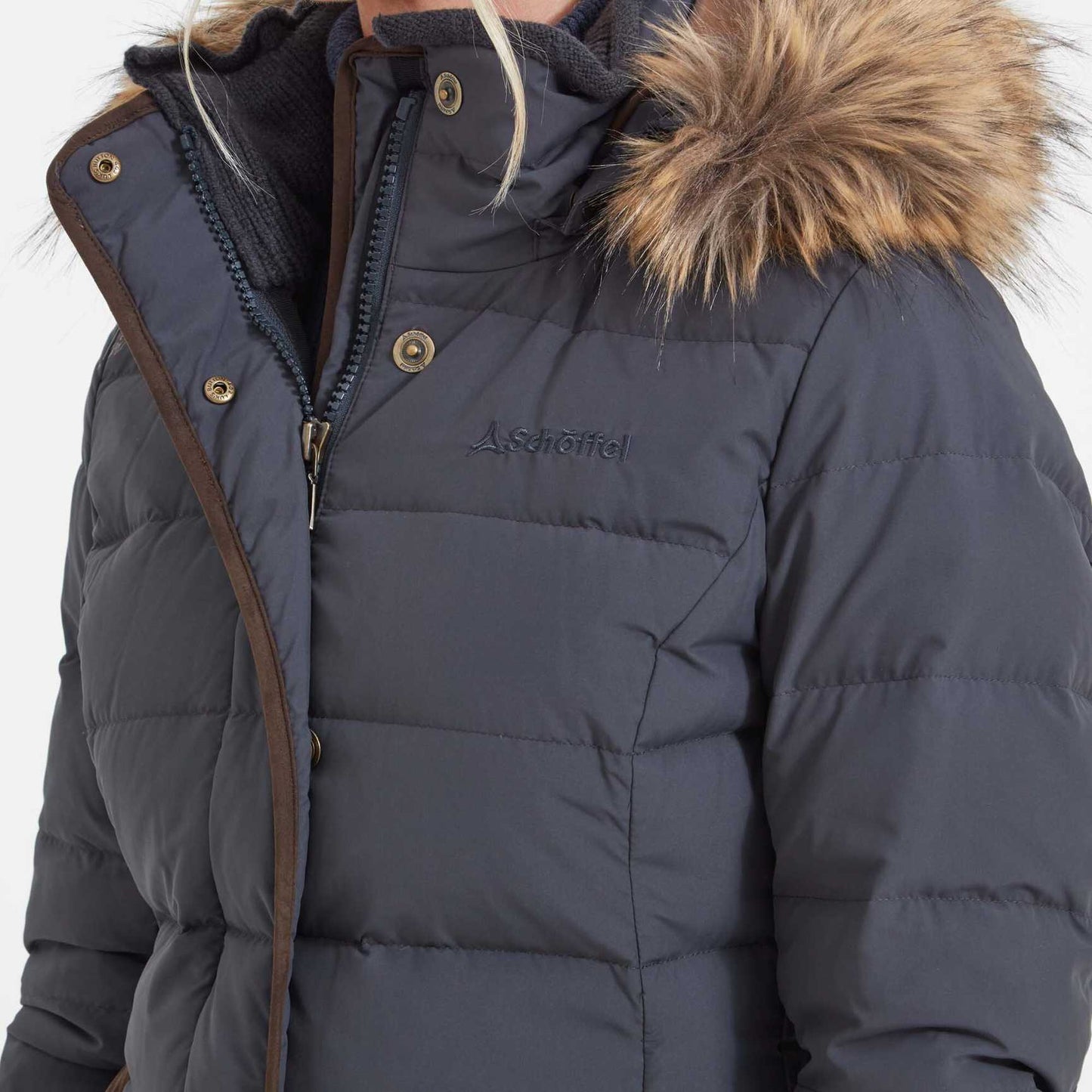 Mayfair II Down Coat Gunmetal
