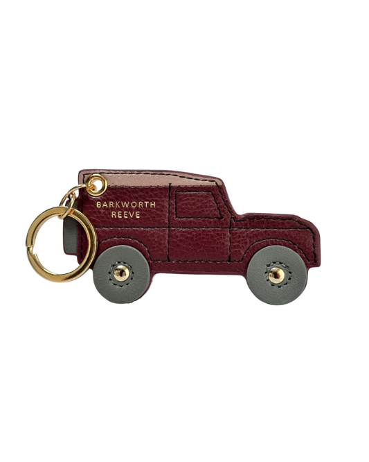 Off Road 4x4 Keyring in Burgundy Pink