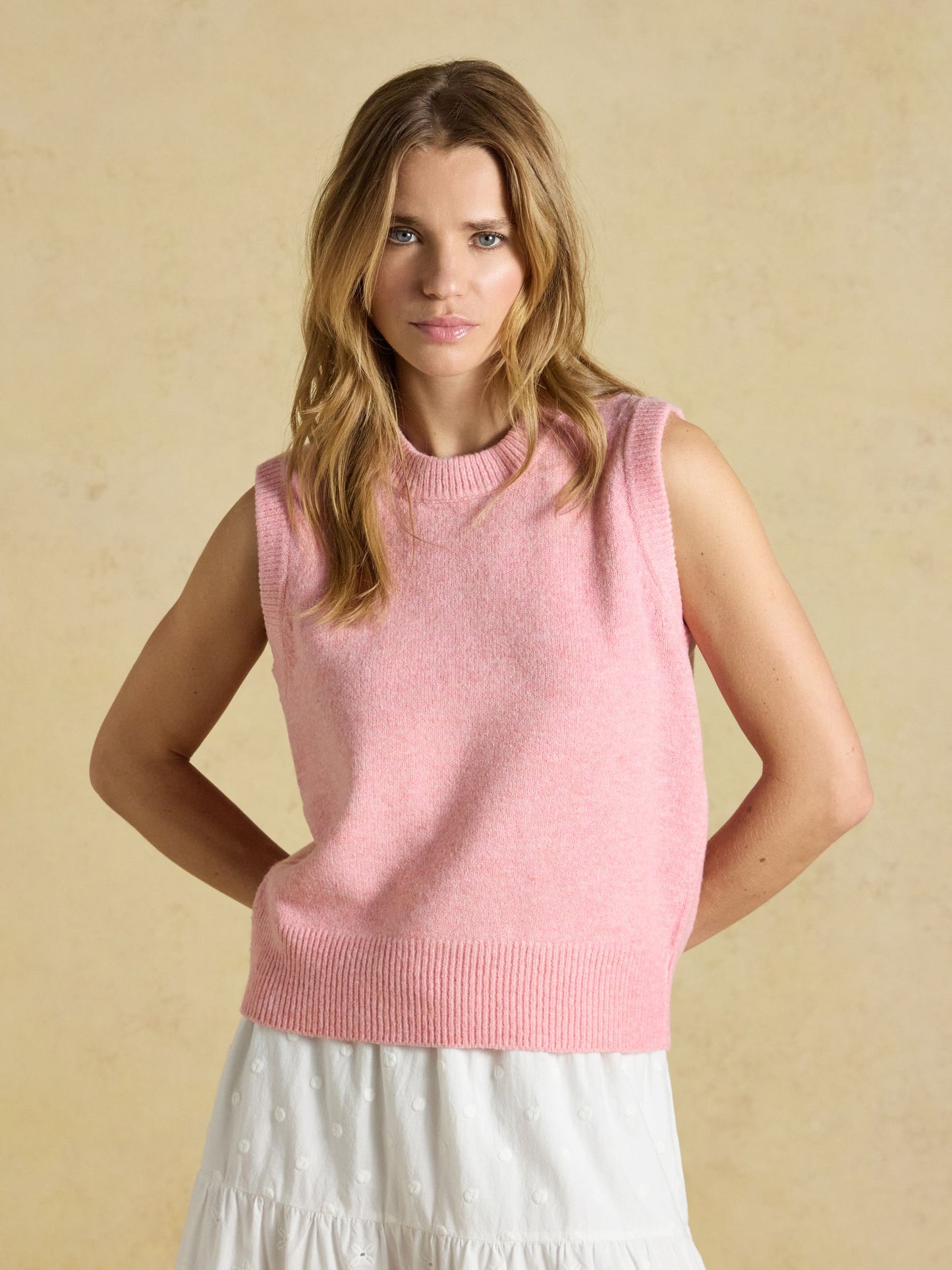 Holly Pretty Pink Knitted Vest