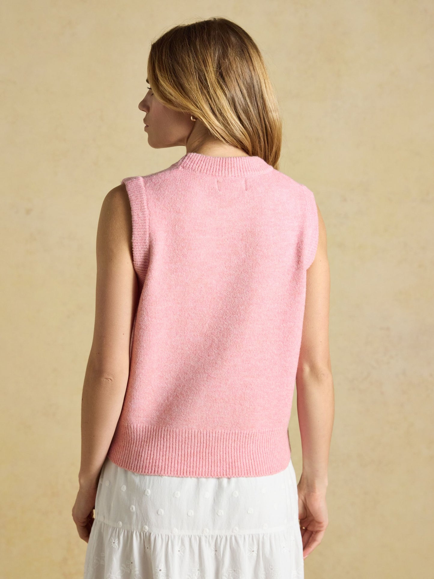 Holly Pretty Pink Knitted Vest