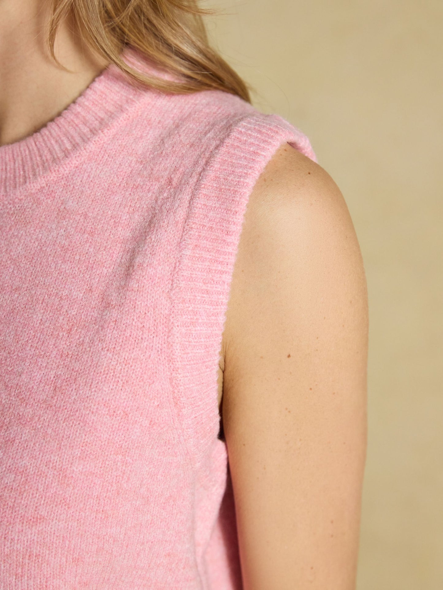 Holly Pretty Pink Knitted Vest
