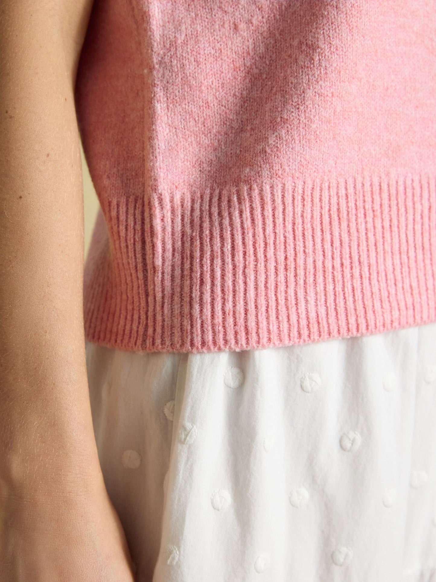 Holly Pretty Pink Knitted Vest