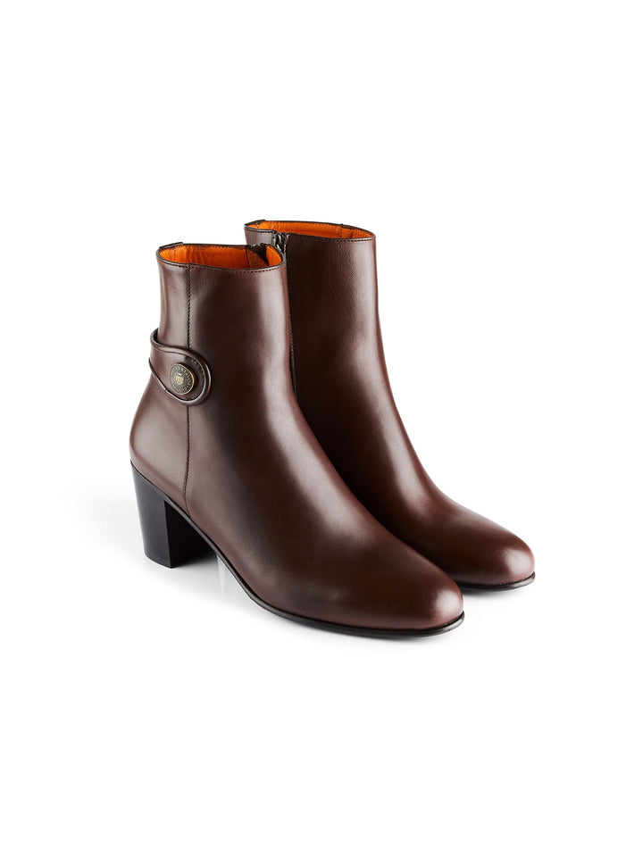 The Upton Women's Ankle Boot - Mahogany Leather
