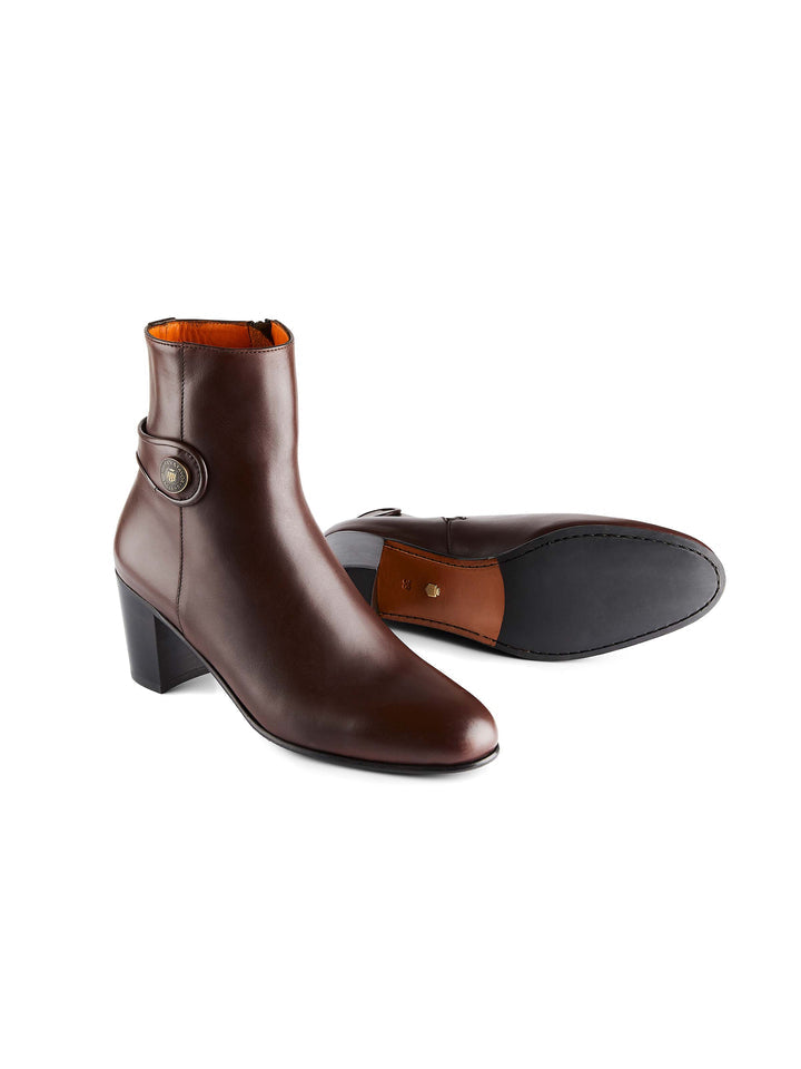 The Upton Women's Ankle Boot - Mahogany Leather