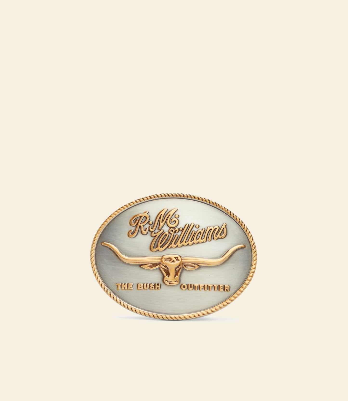 Logo Buckle Silver Gold