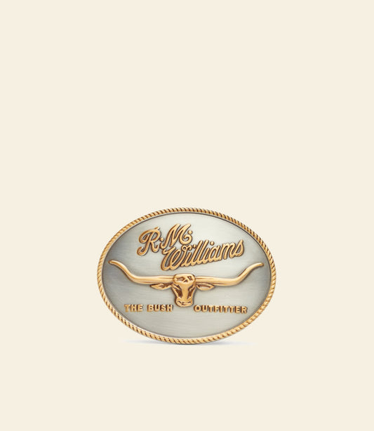 Logo Buckle Silver Gold