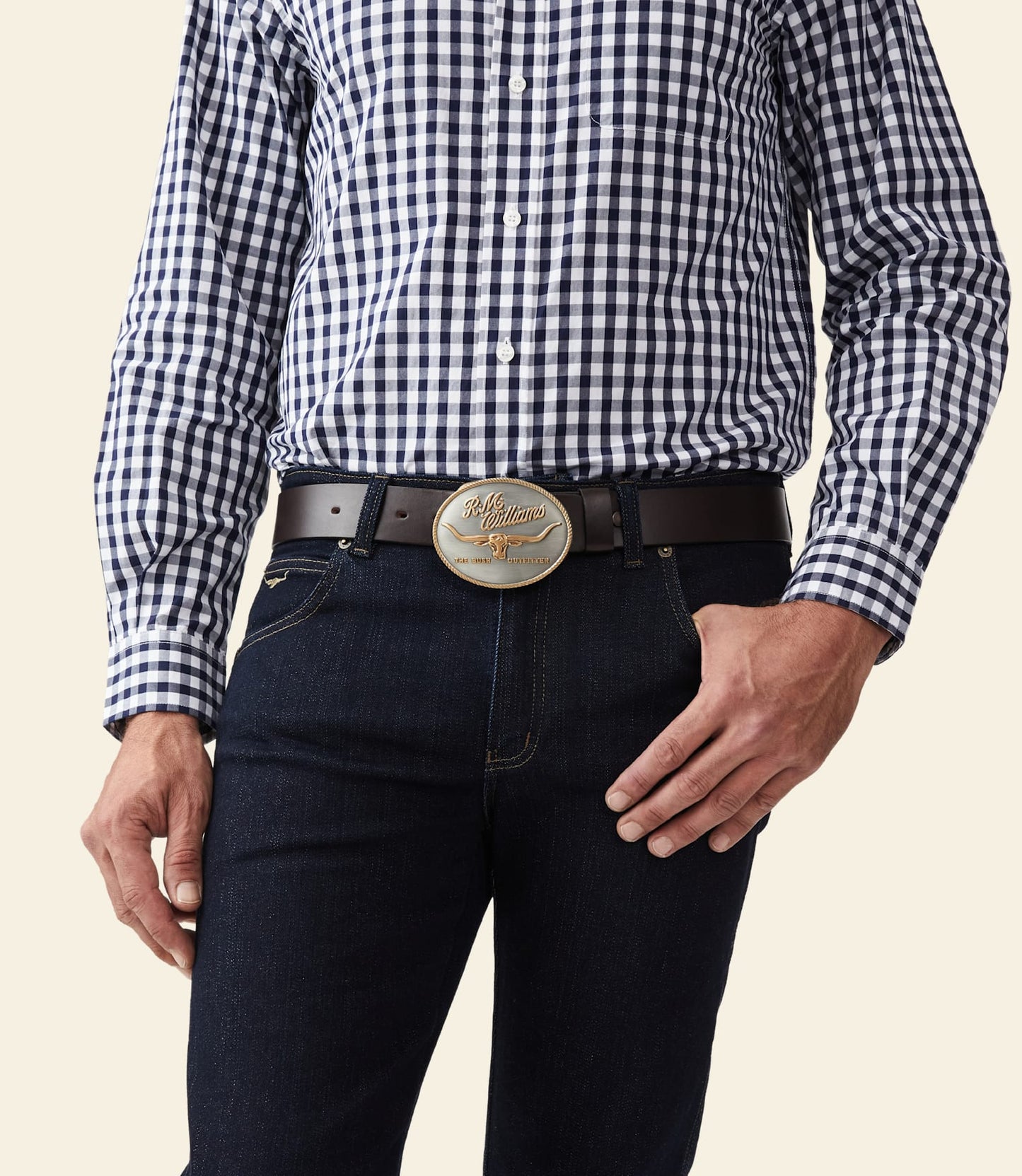 Logo Buckle Silver Gold