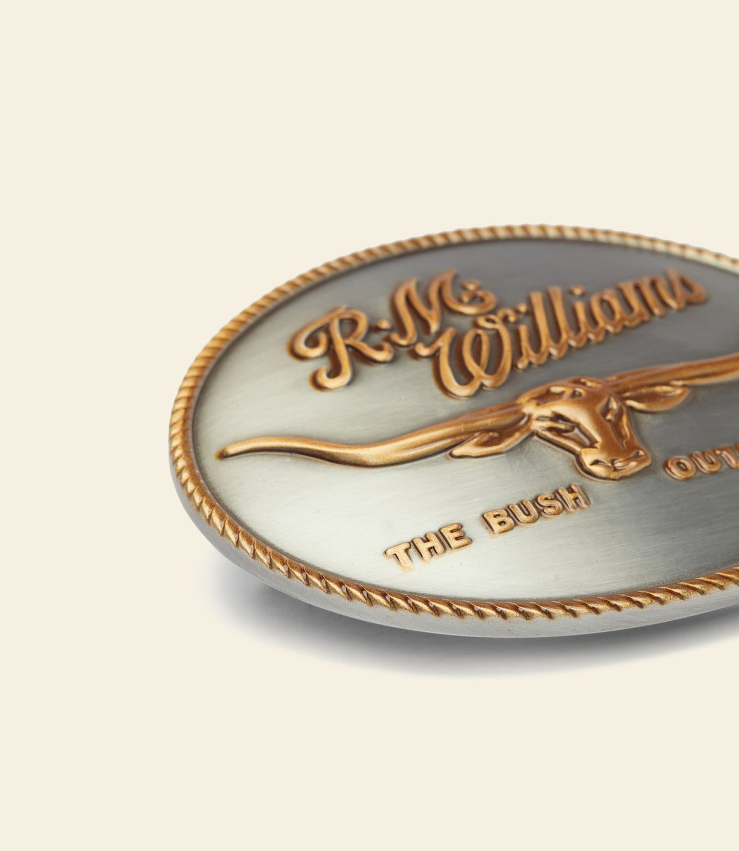 Logo Buckle Silver Gold