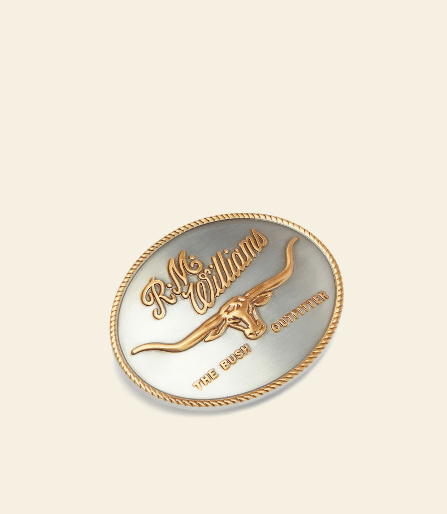 Logo Buckle Silver Gold