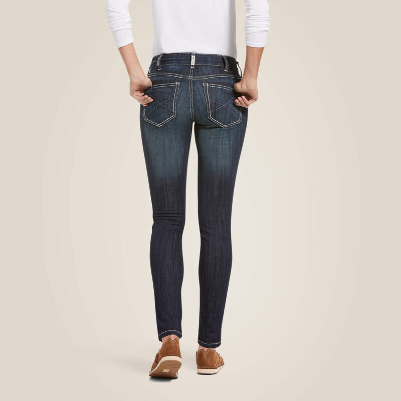 R.E.A.L Mid Rise Outseam Ella Skinny Jean