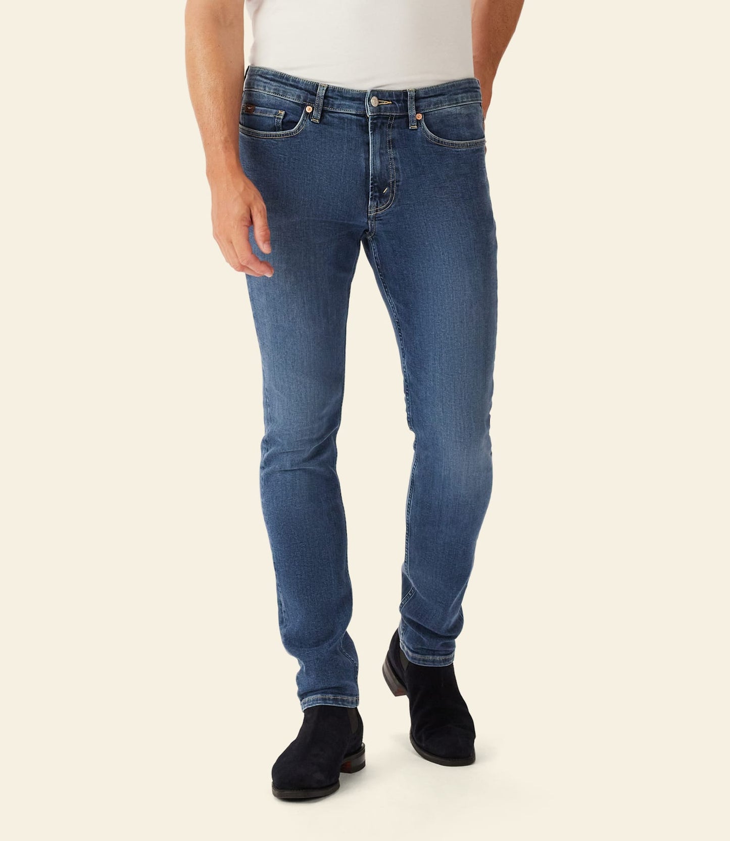 Victor Jean Mid Indigo Wash