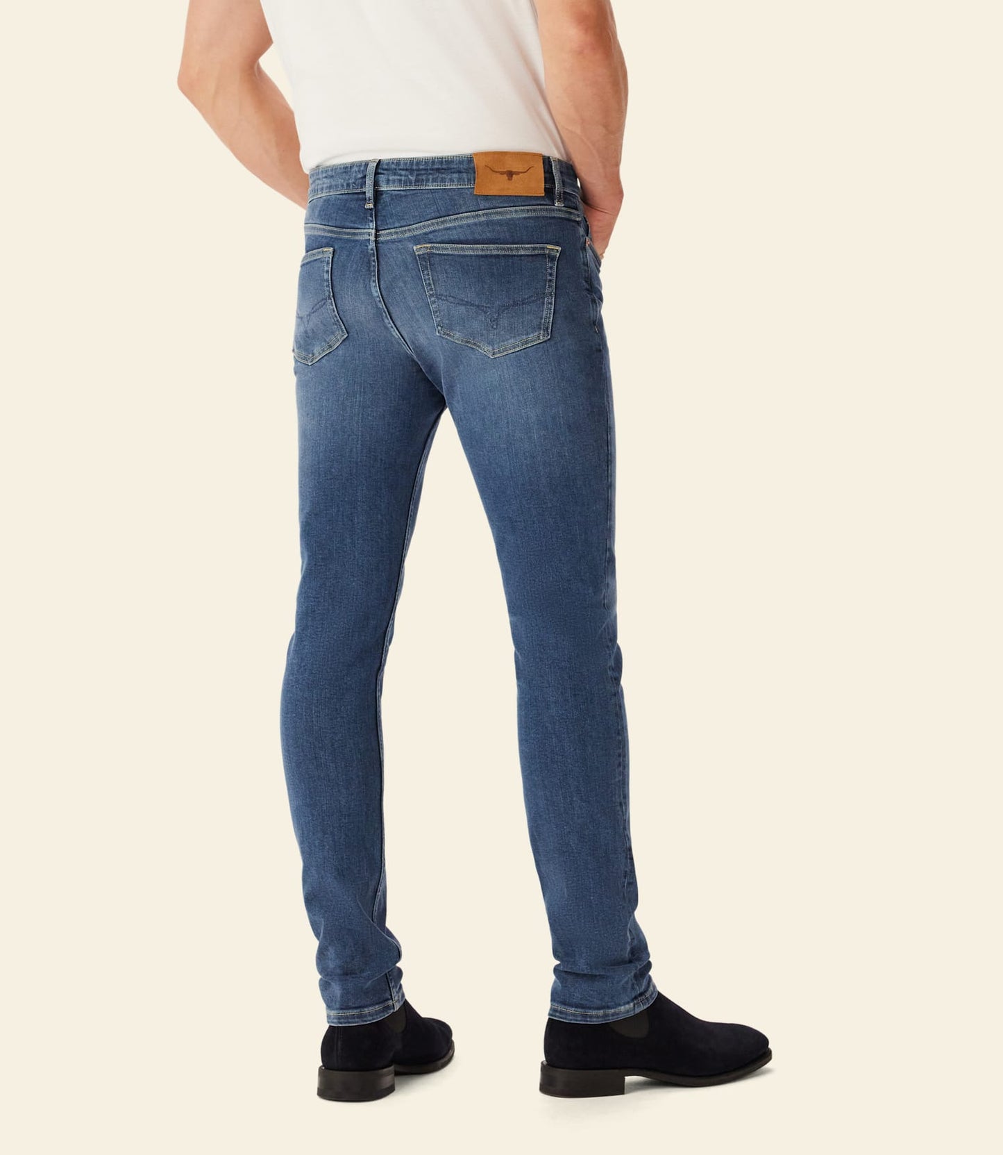 Victor Jean Mid Indigo Wash