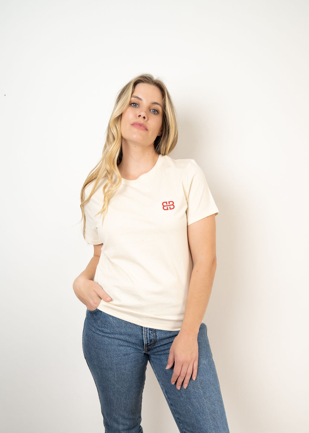 Western Apparel Ladies Fit Tee natural-raw