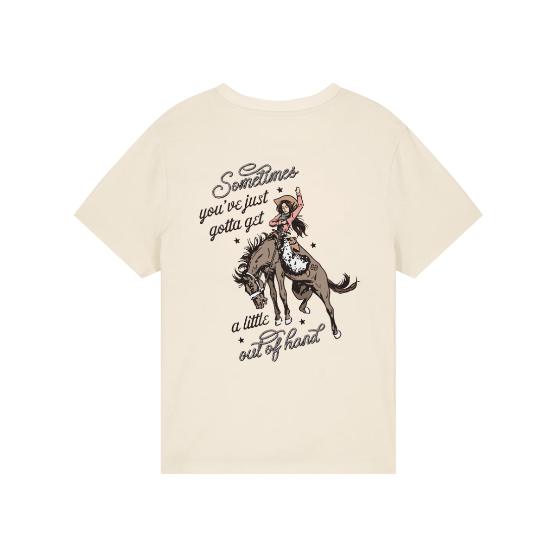 Outta Hand Organic Cotton Ladies Tee natural-raw
